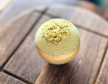 Bombe de bain artisanale - Mer enchantée - Grande (Luxe) avec huiles essentielles de romarin et d'eucalyptus