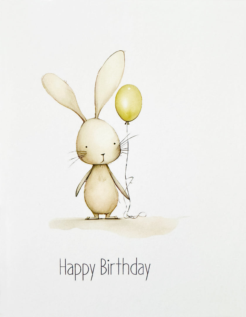 Greeting Card, Animals - Birthday (Blank)