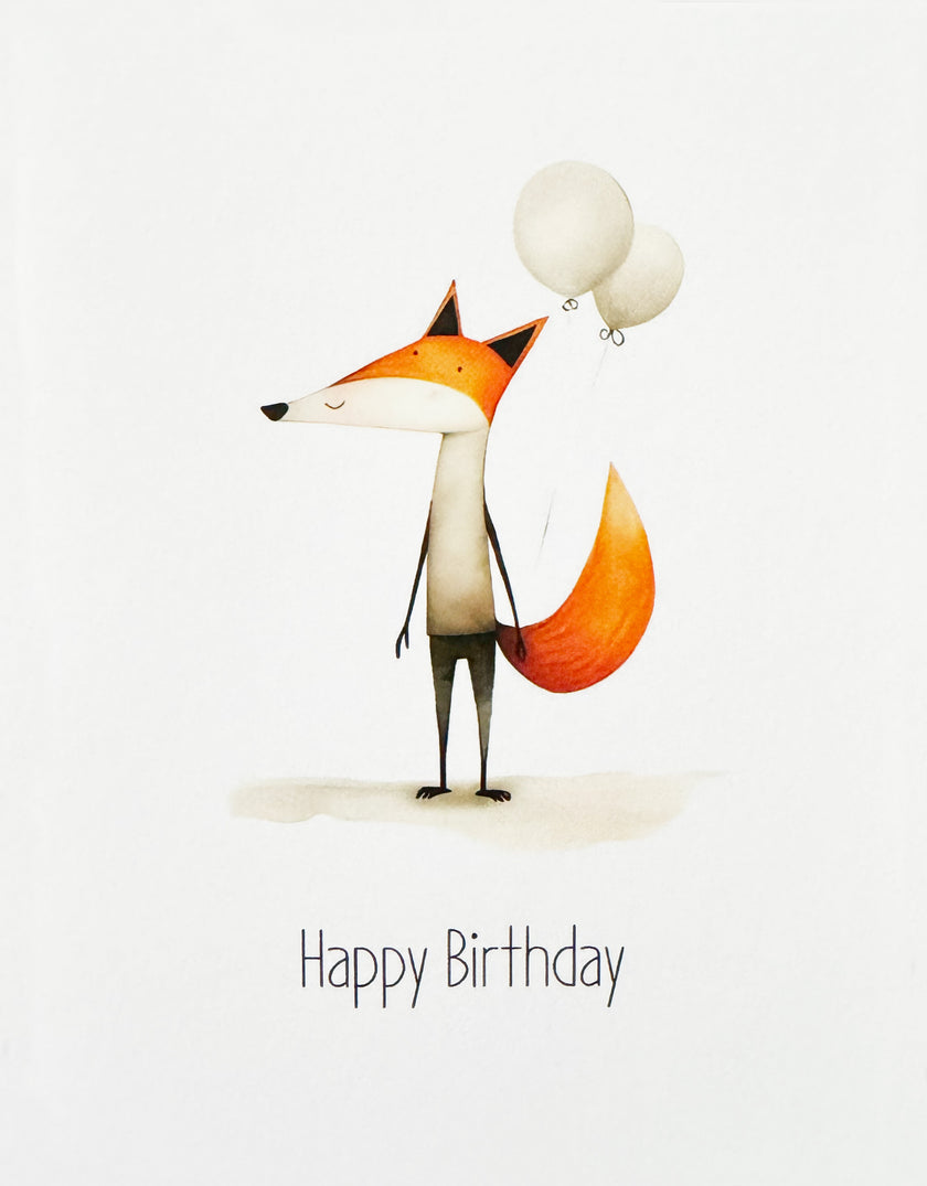 Greeting Card, Animals - Birthday (Blank)