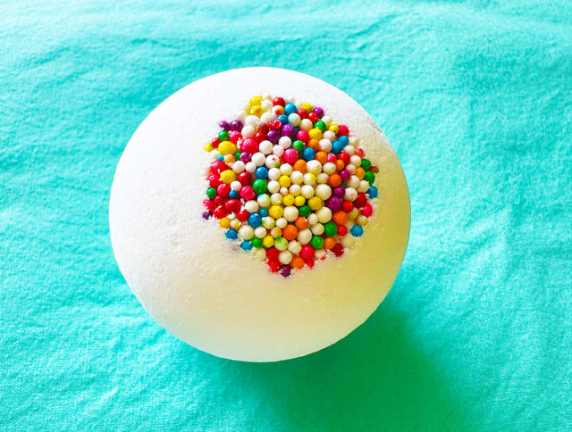 Artisan Kid's Bath Bomb:  Grape Scented w/ Sprinkles