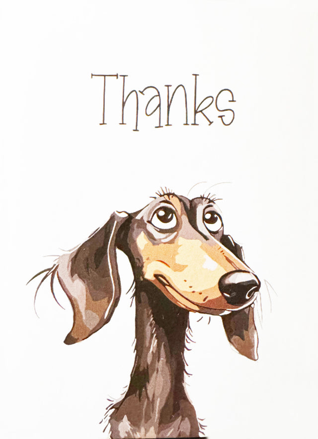 Greeting Card, Dogs - Thank You (Blank)