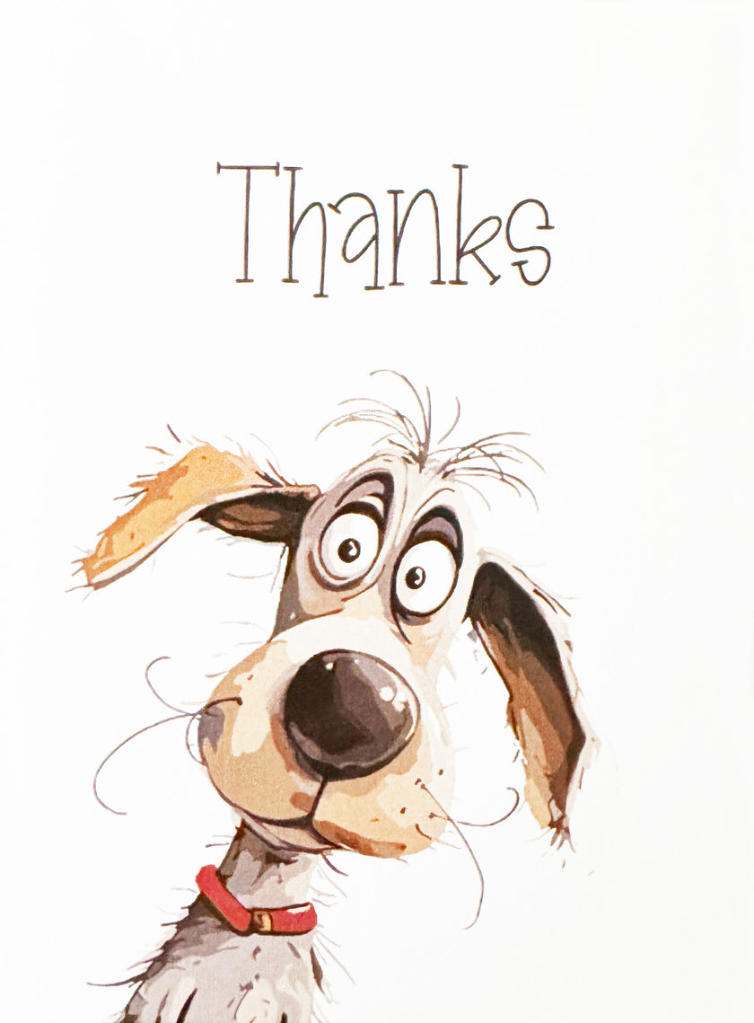 Greeting Card, Dogs - Thank You (Blank)