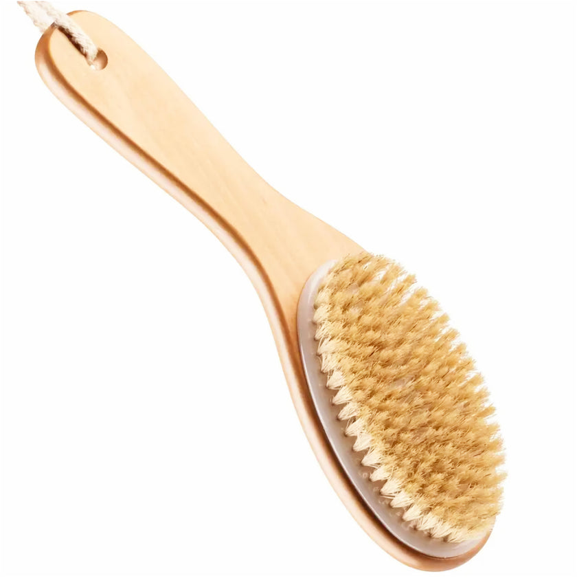 AO Accessory - Dry Skin Brush (Natural Boar Bristle), Ergonomic