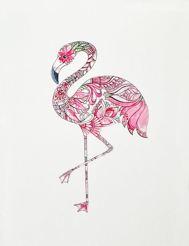 Greeting Card, Mosaic Animals - (Blank)