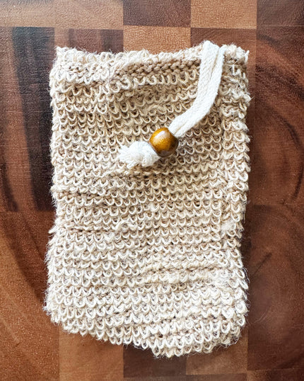 Accessory - Ramie Fibre Soap Bag, Eco-friendly (hand-sewn)