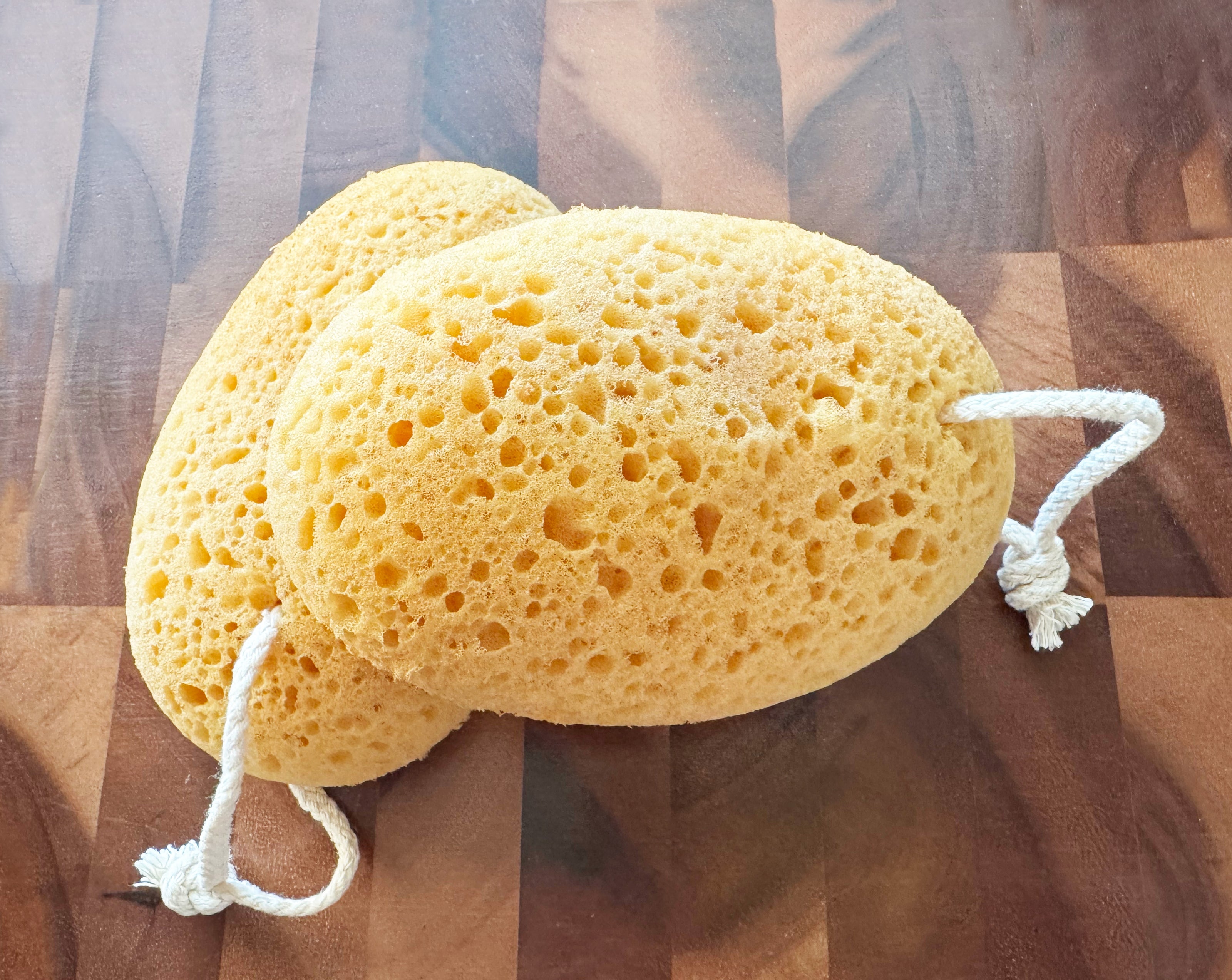 Accessoire - Éponge de bain Konjac, nid d'abeille