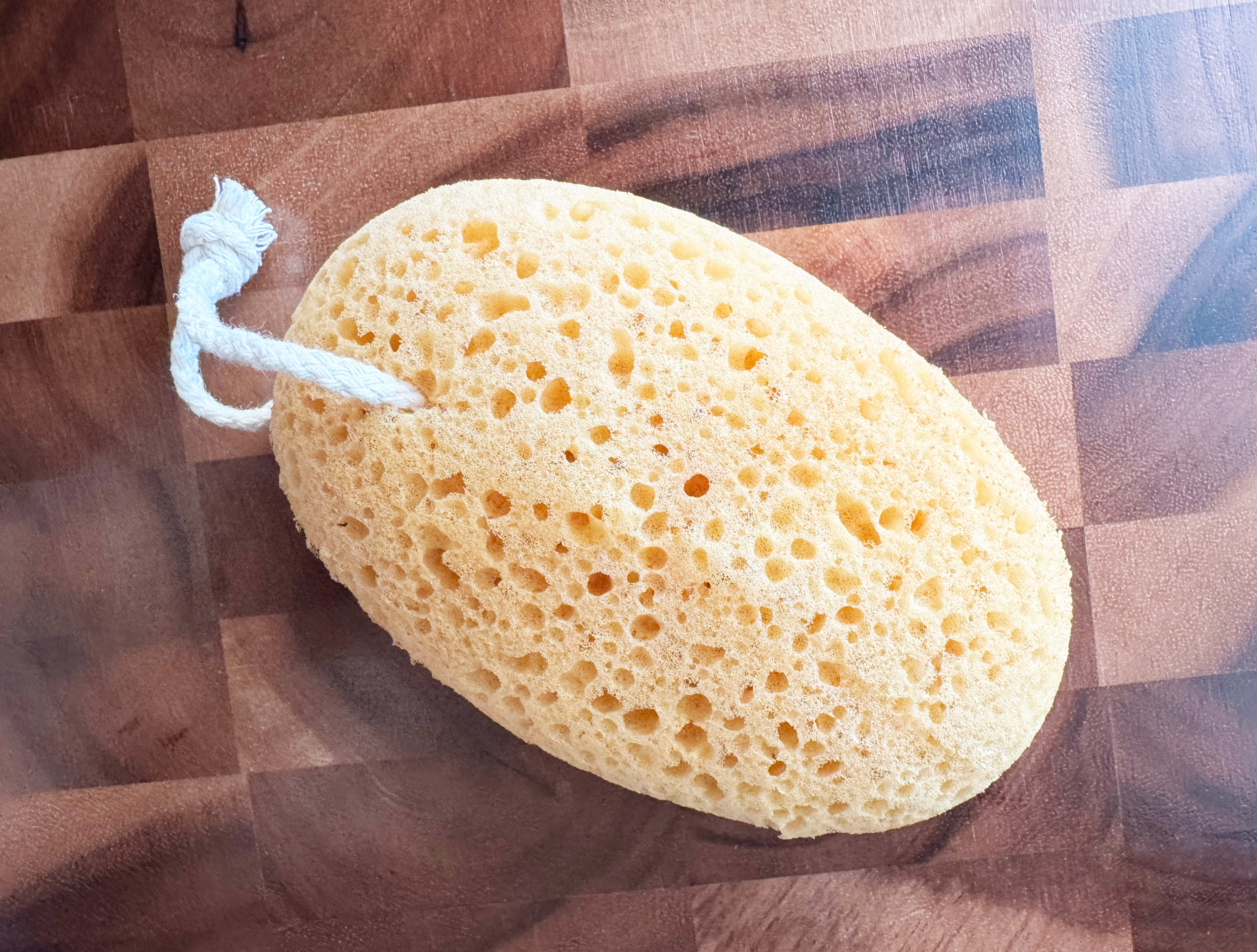 Accessoire - Éponge de bain Konjac, nid d'abeille