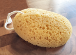 Accessoire - Éponge de bain Konjac, nid d'abeille