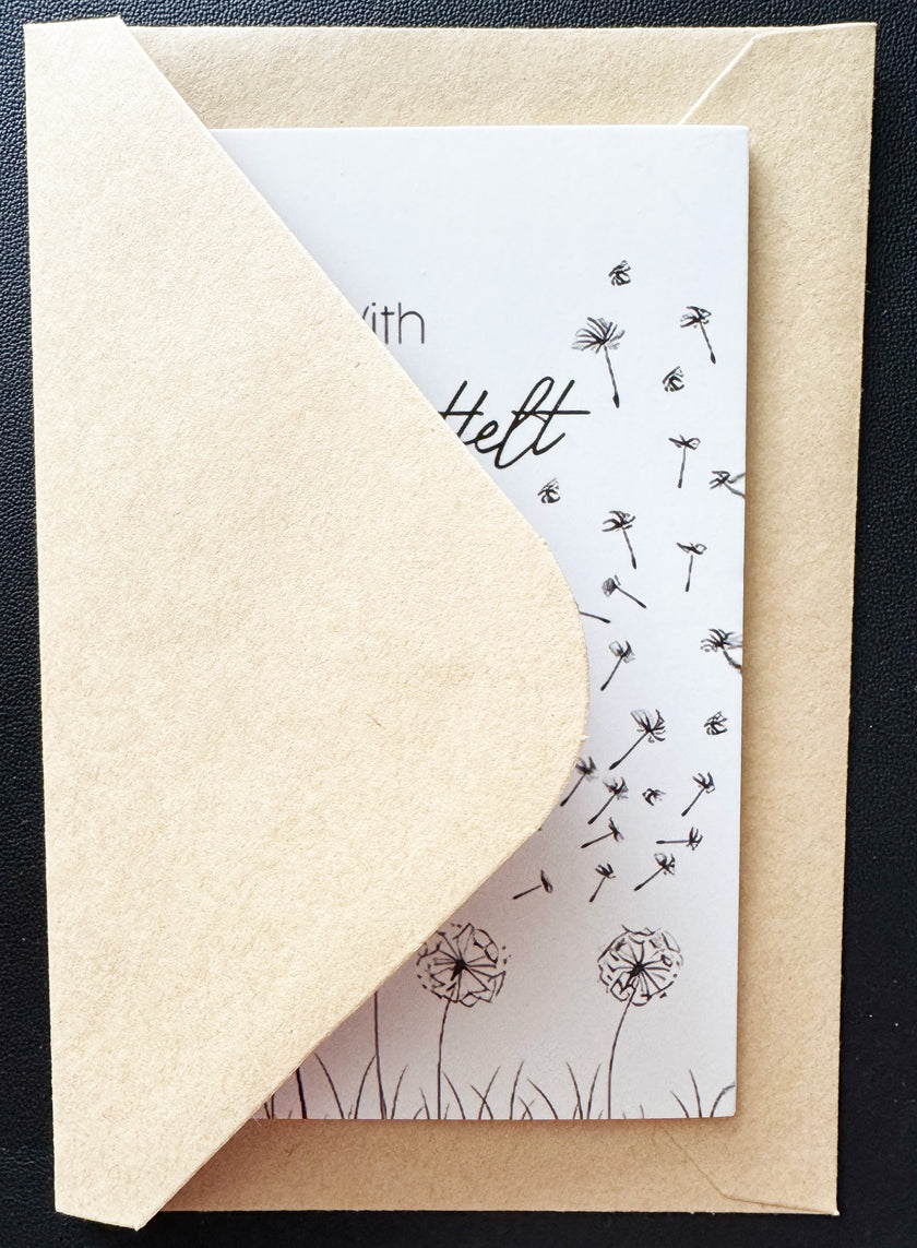 Greeting Card, Sympathy - Thank You (Blank)