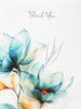 Carte de vœux, Fleurs de rêve – Merci (vierge)