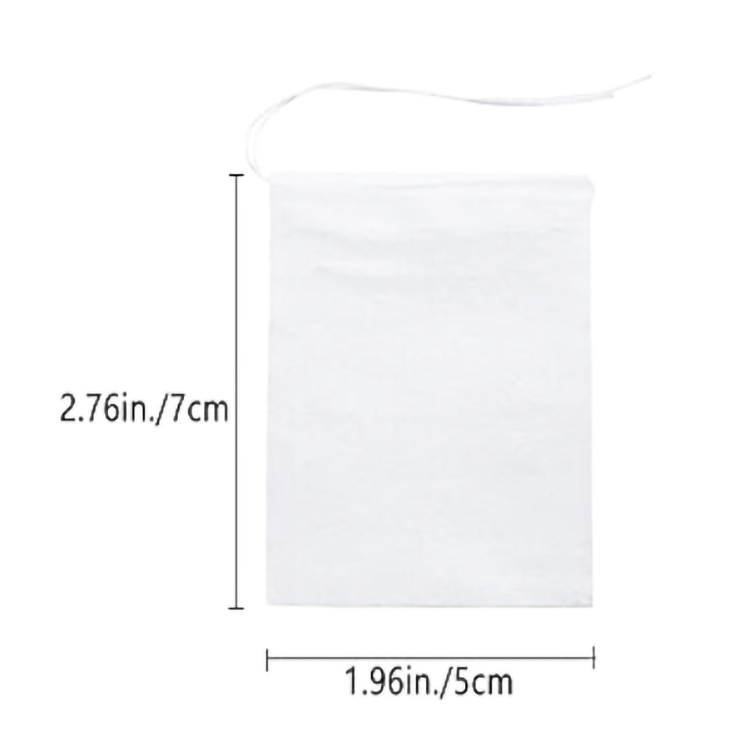 AO Accessory - 100% Cotton Muslin Tea Bag, Eco-friendly (Re-useable & Biodegradable)