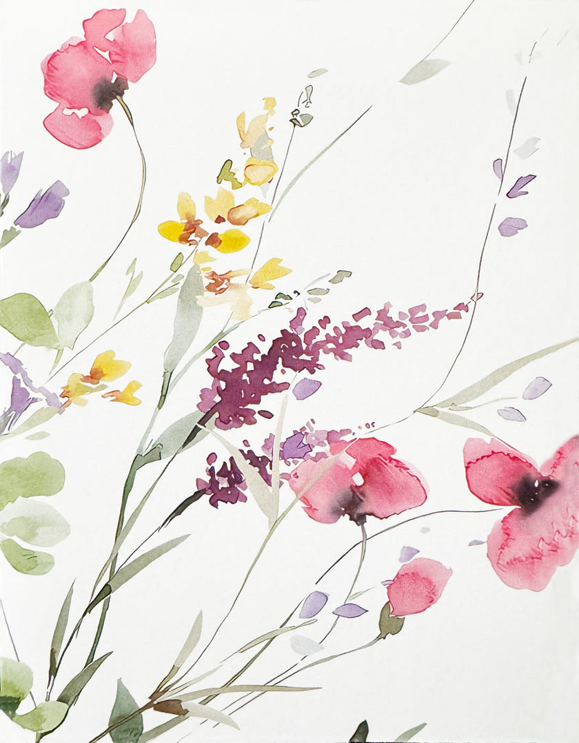 Greeting Card, Wild Flowers - (Blank)