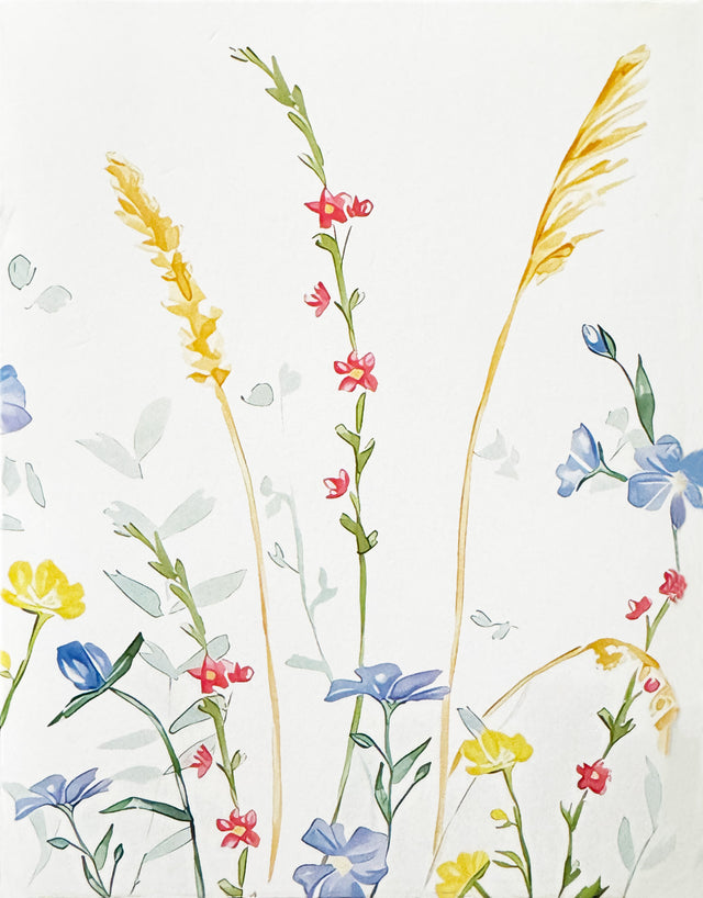 Greeting Card, Wild Flowers - (Blank)