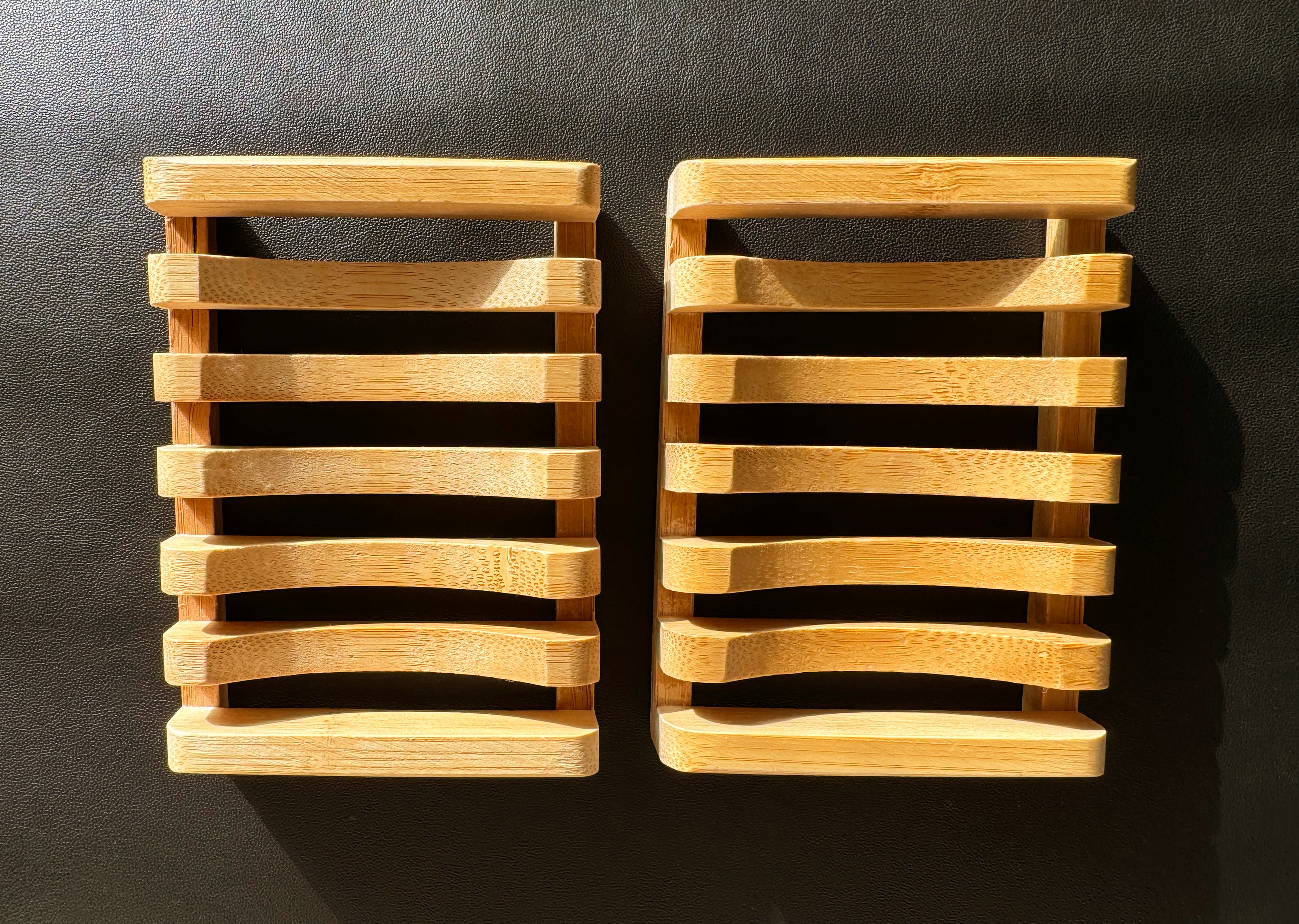 Accessory - Single Soap Holder Dish, Bamboo