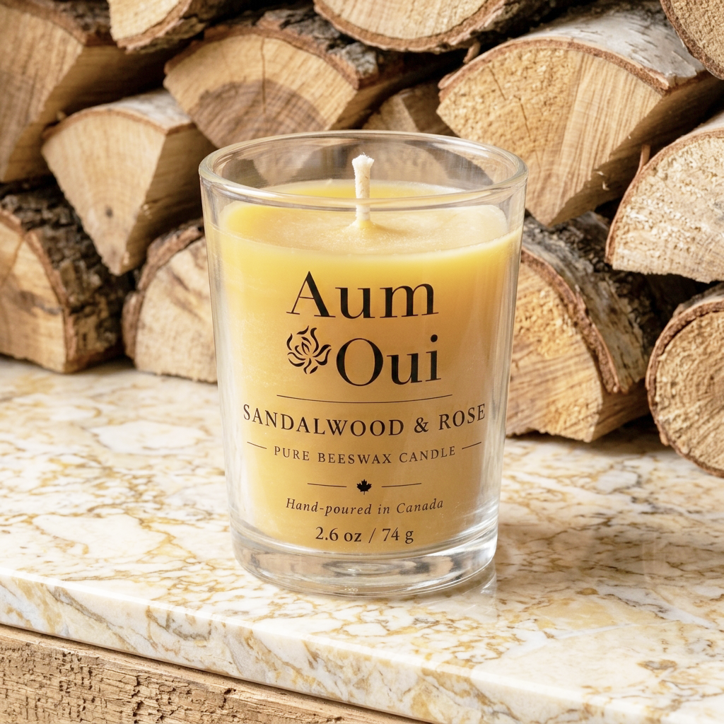 Beeswax Votive Candle - 2.6 oz / 74 g