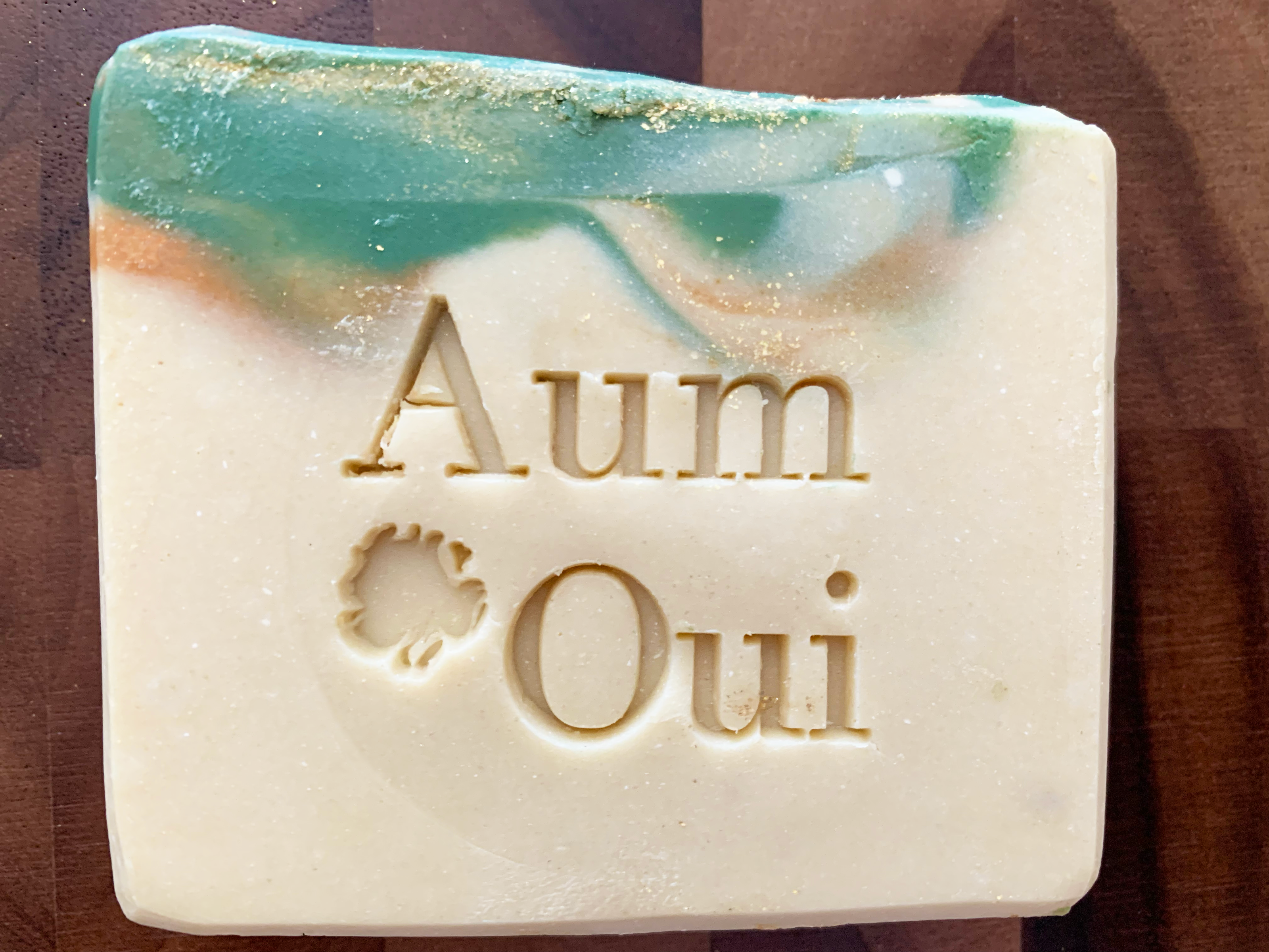 Avocado & Papaya - Artisan Soap Bar (Luxury), Sparkle