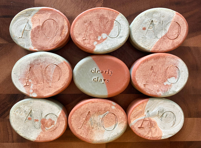 Artisan Soap Bar - Clearly Clays (Basique), Oval