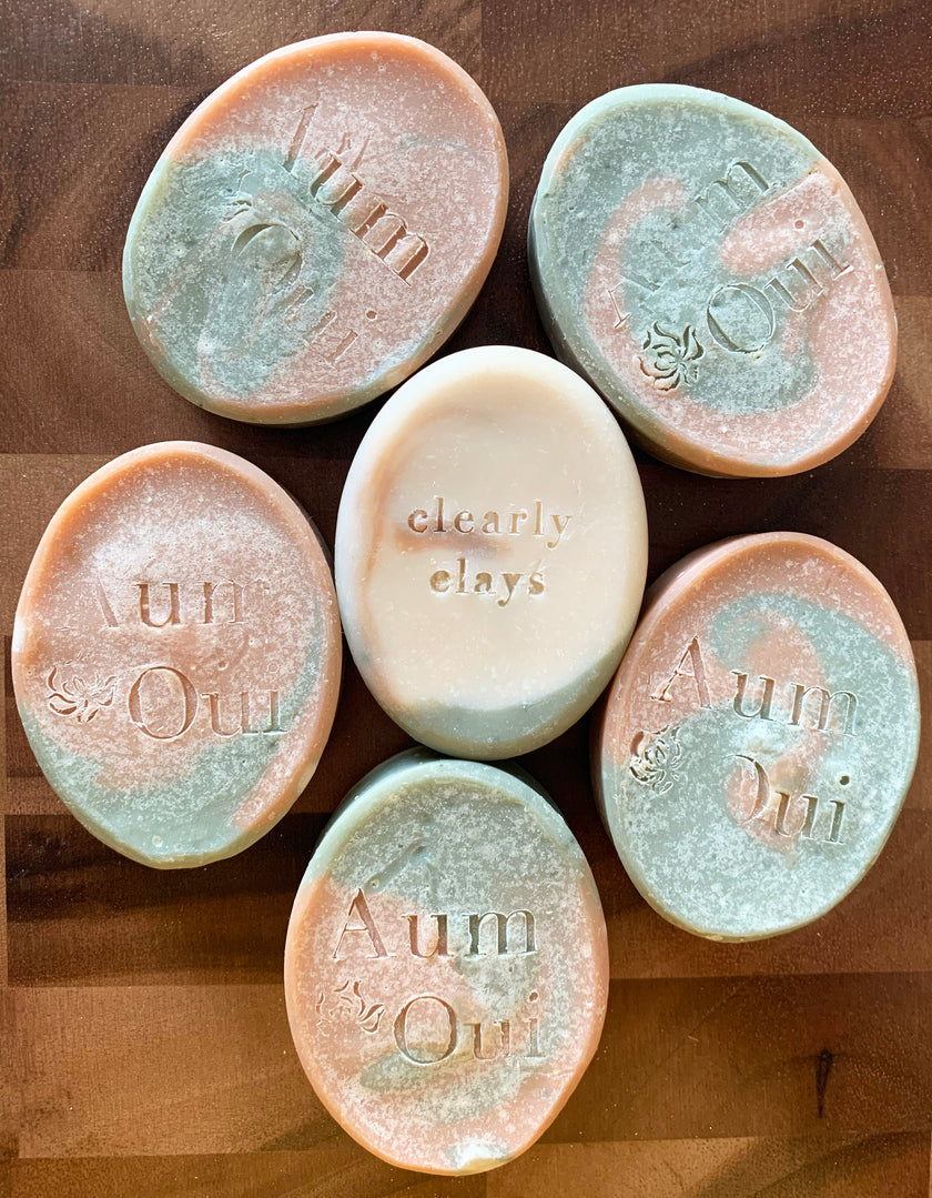 Artisan Soap Bar - Clearly Clays (Basique), Oval