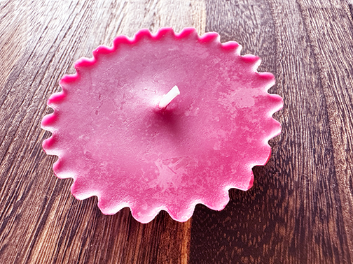 Bougie Fleur Flottante AO - Rose Rouge Foncé (Parfum) / Couleur Bordeaux