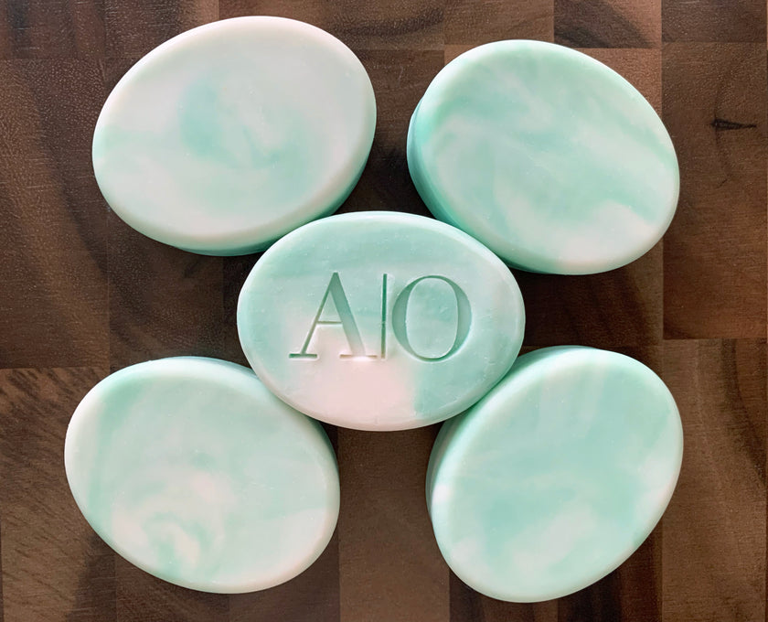 Pain de Savon Artisan - Bergamote Océan (Basique), Ovale