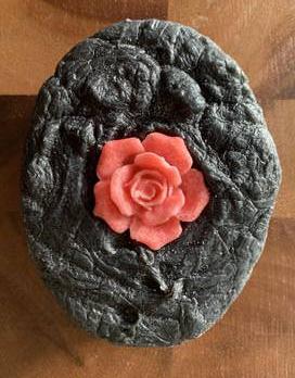 Charcoal & Rose - Artisan Soap Bar (Rustic), GNR, Rosehip oil