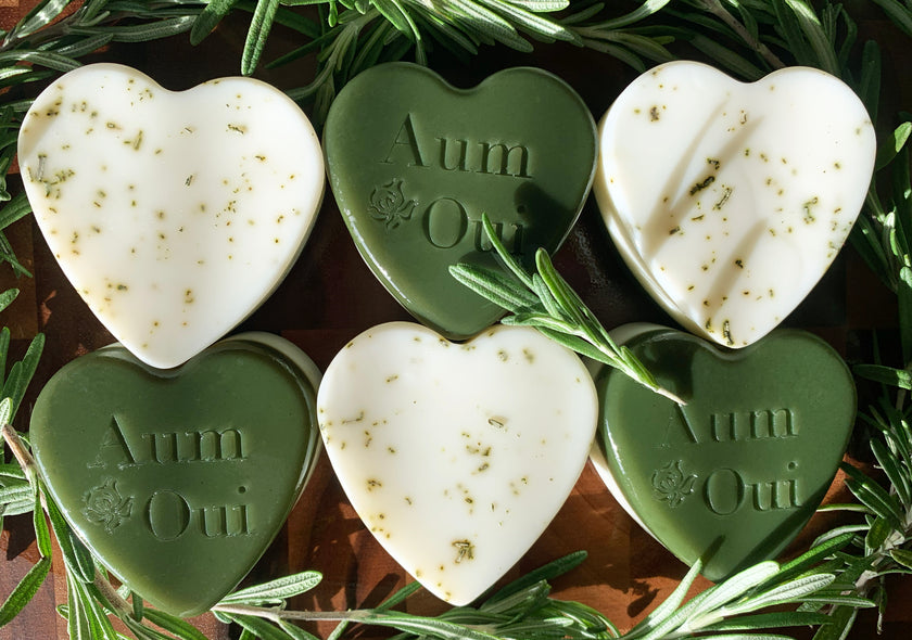 Pain de savon artisanal - Romarin et cardamome (Premium), Hiver