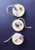 AO - Hanging Wax Botanical Palette Freshener - Lavender, Lemon & Nutmeg (Scent) / Natural Colour / Circle